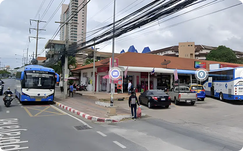 Suvarnabhumi Airport - Jomtian Bus